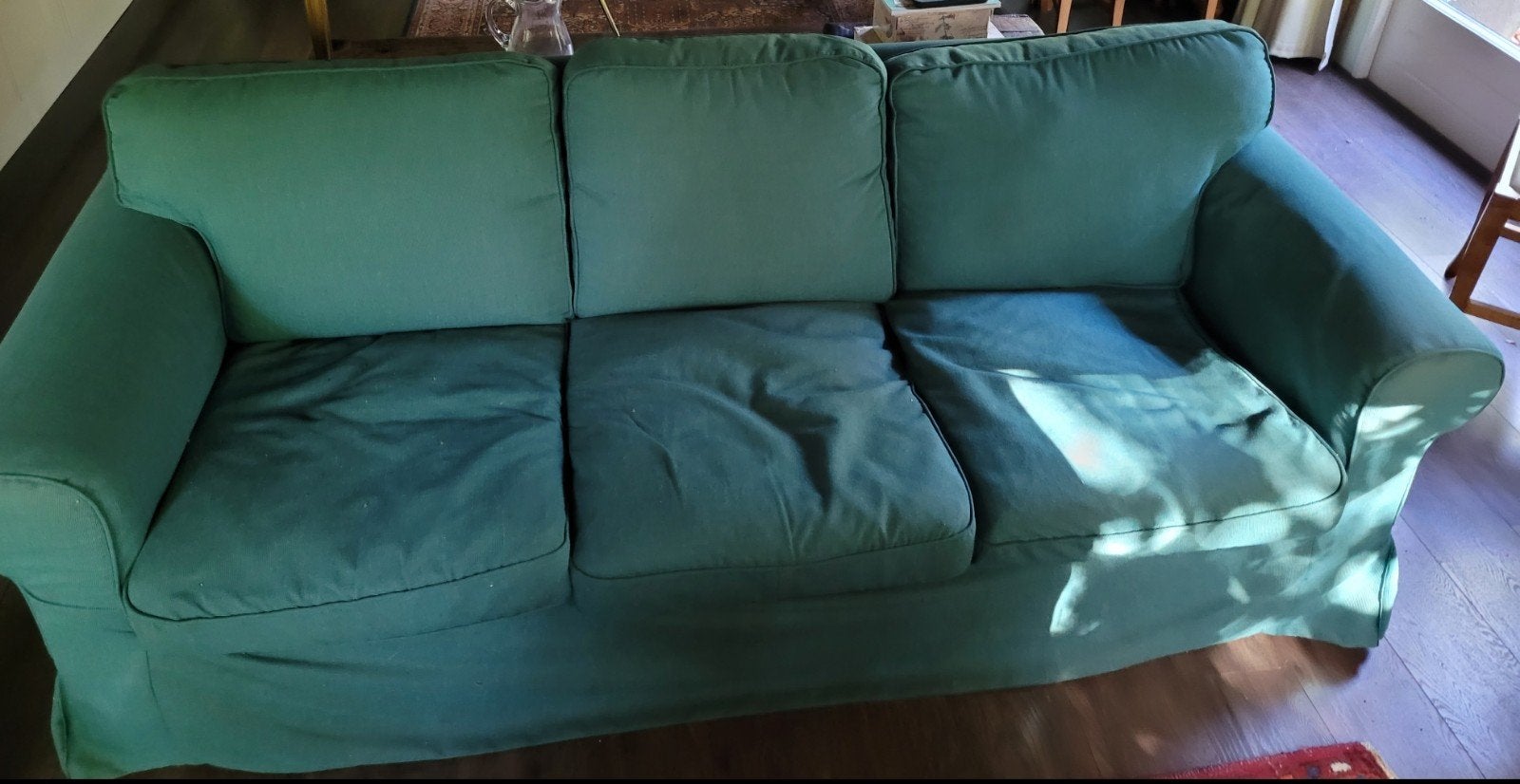 Ikea bank 3 zits bank, Ophalen, Gebruikt, Driepersoons, 75 tot 100 cm