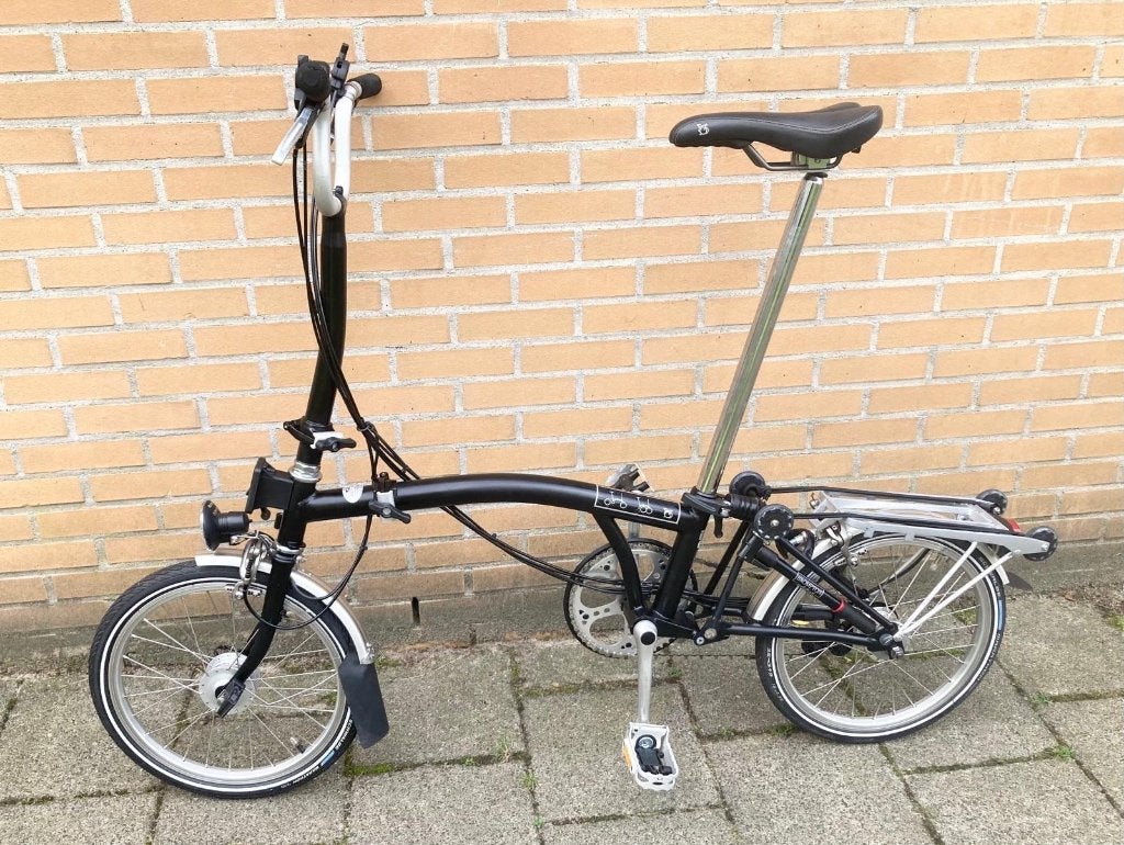 ZGAN BROMPTON C-Line H6R-N, Hoog model, met garantie en bon, Ophalen, Brompton, 16 tot 18 inch, Versnellingen