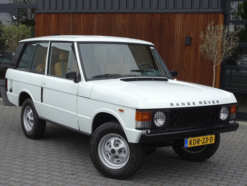 Land Rover Range Rover Classic V8 / 3 DOOR / gerestaureerd 2, Auto's, Oldtimers, 136 pk, Land Rover, 4 stoelen, Wit