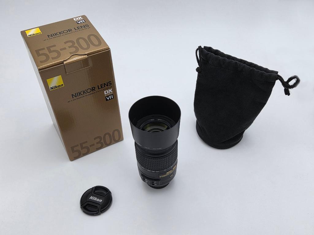 Nikon AF-S DX Nikkor 55-300mm f/4.5-5.6G ED VR (telelens), Ophalen of Verzenden, Zo goed als nieuw, Telelens, Zoom