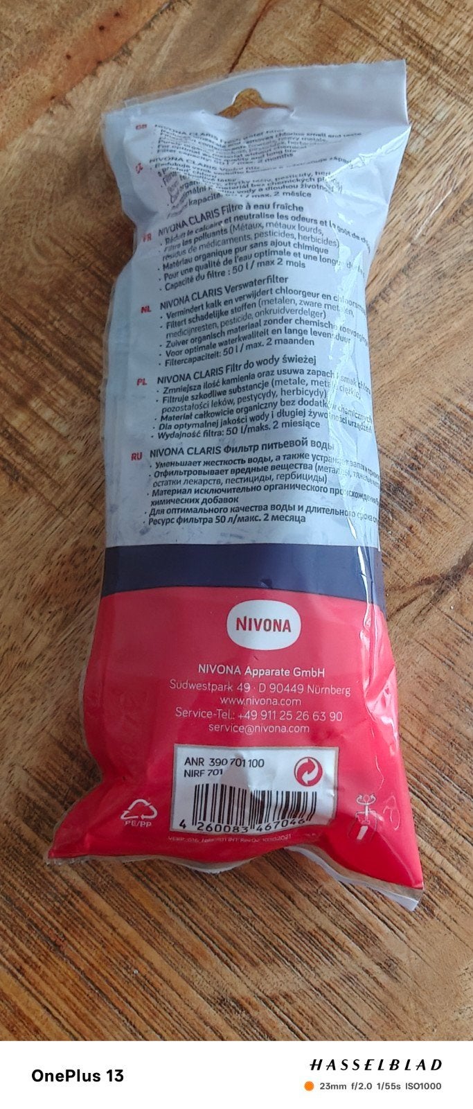 Nivona Claris waterfilters (5 stuks), Ophalen of Verzenden, Nieuw