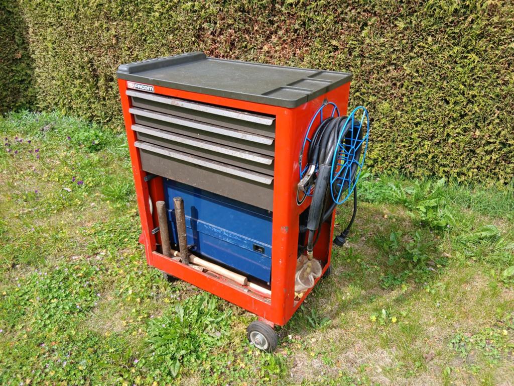 MIG/MAG Lasapparaat in Facom Gereedschapswagen & gereedschap, Ophalen, Zo goed als nieuw, Minder dan 150 ampère, Co2