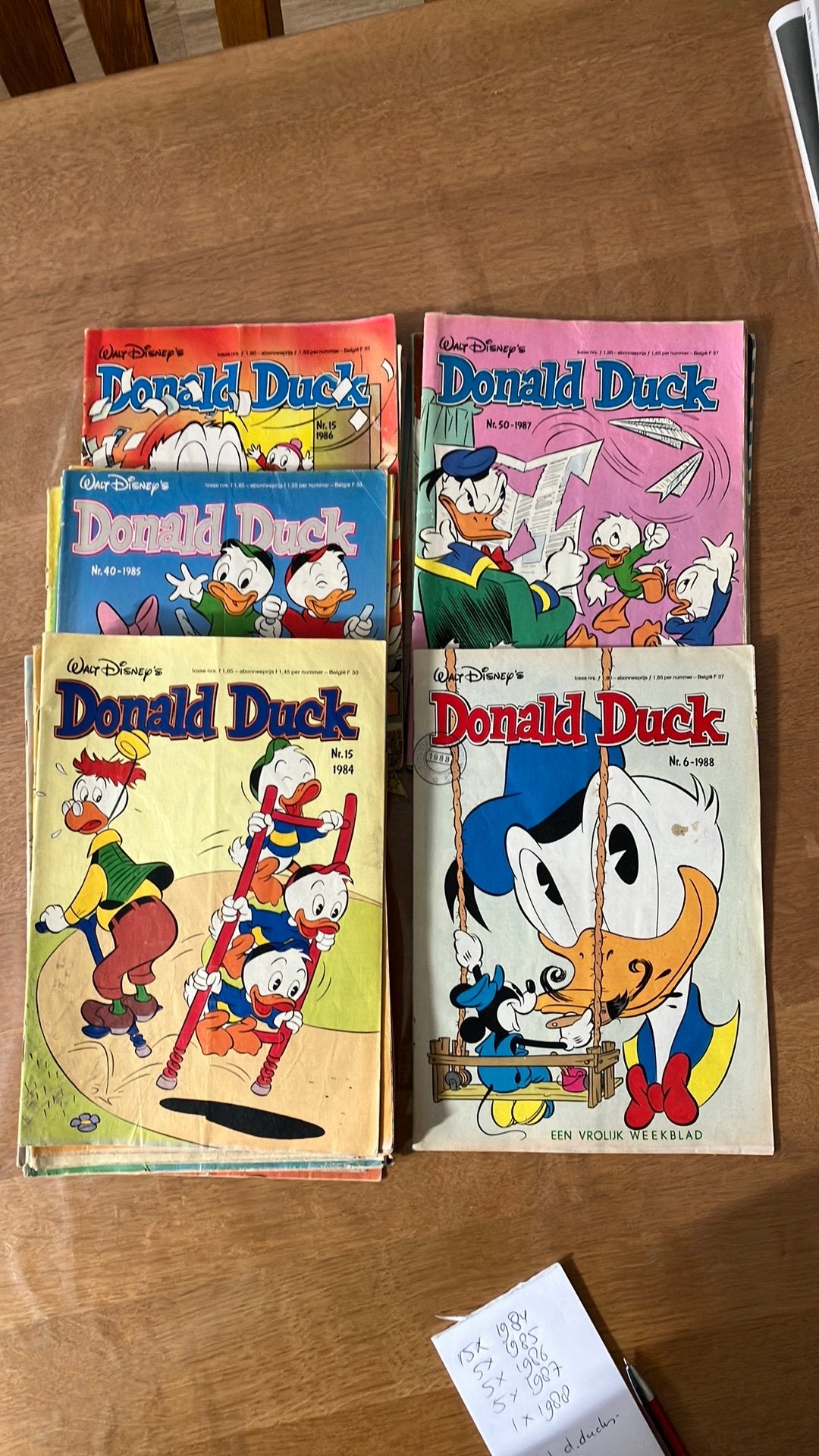 Donald Duck  1984-1988, Boeken, Gelezen, Europa, Ophalen of Verzenden, Meerdere comics