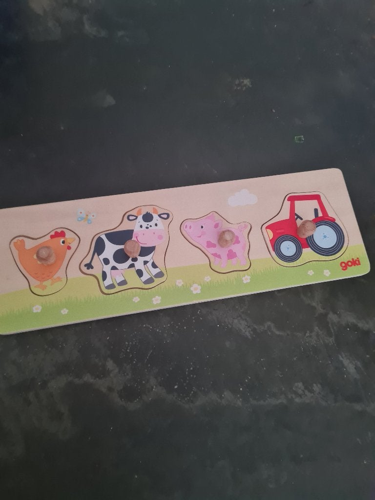 Houten legpuzzel merk Goki