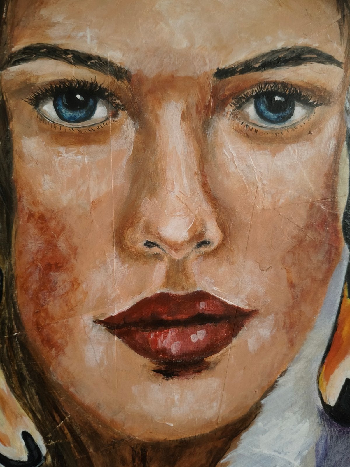 schilderij vrouw met Zwanen, Ophalen of Verzenden