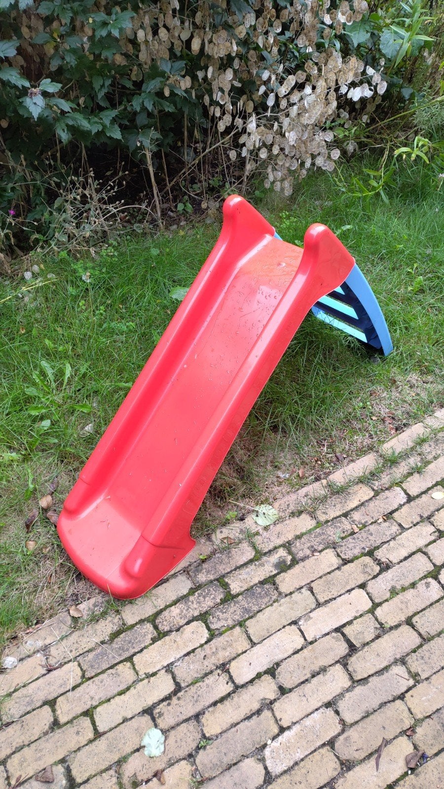 kinderglijbaan plastic, Ophalen, Gebruikt, Glijbaan