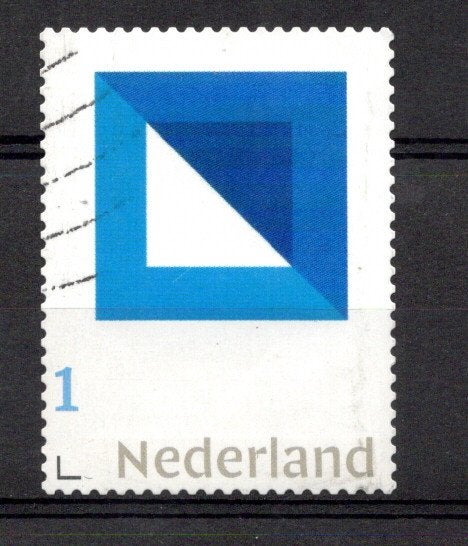 gestempelde zegel. Persoonlijke: LOGO, Ophalen of Verzenden, Na 1940, Gestempeld