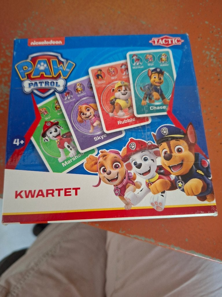 Paw Patrol kwartet, Verzamelen, Speelkaarten, Jokers en Kwartetten, Ophalen of Verzenden, Kwartet(ten)