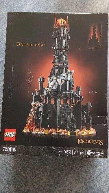 Lego Icons Lord of the Rings Barad-dûr 10333, Inclusief instructies, Overige thema's, Lego, Ophalen of Verzenden