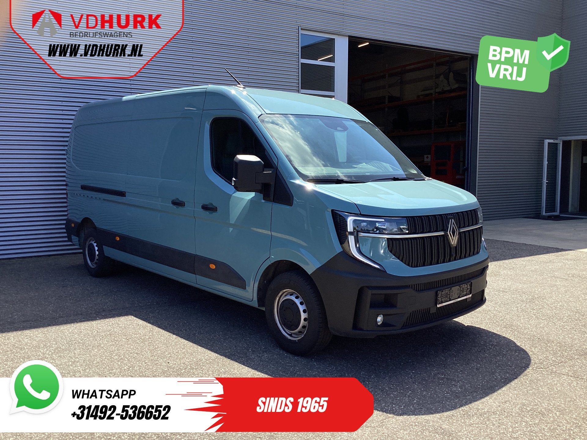 Renault Master 2.0 dCi 150 pk L3H2 270GrDeuren/ LED/ Carplay, Voorwielaandrijving, 1998 cc, Stof, Gebruikt