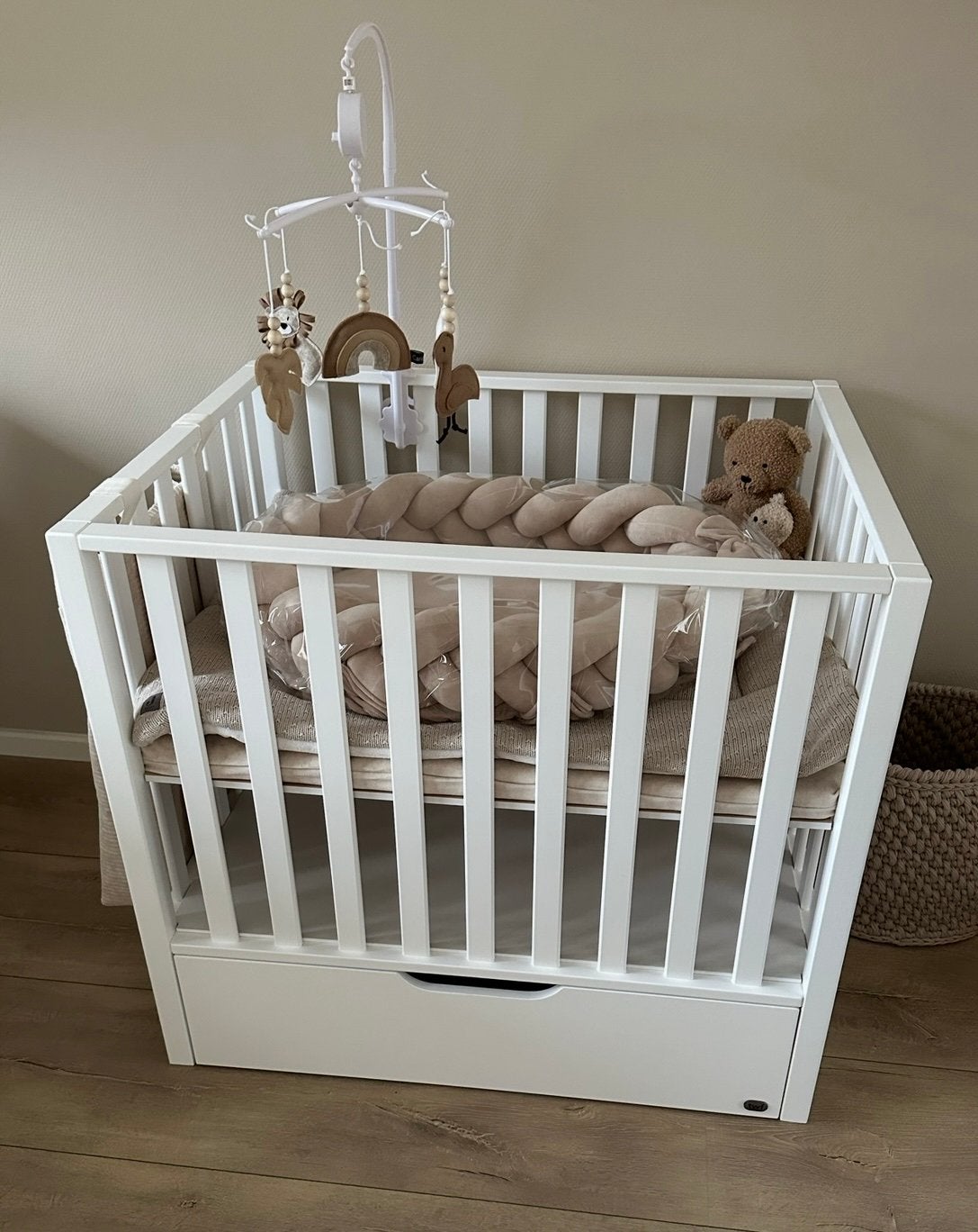 Twf box Sam met lade, Kinderen en Baby's, Ophalen, Gebruikt, Vierkant, In hoogte verstelbaar