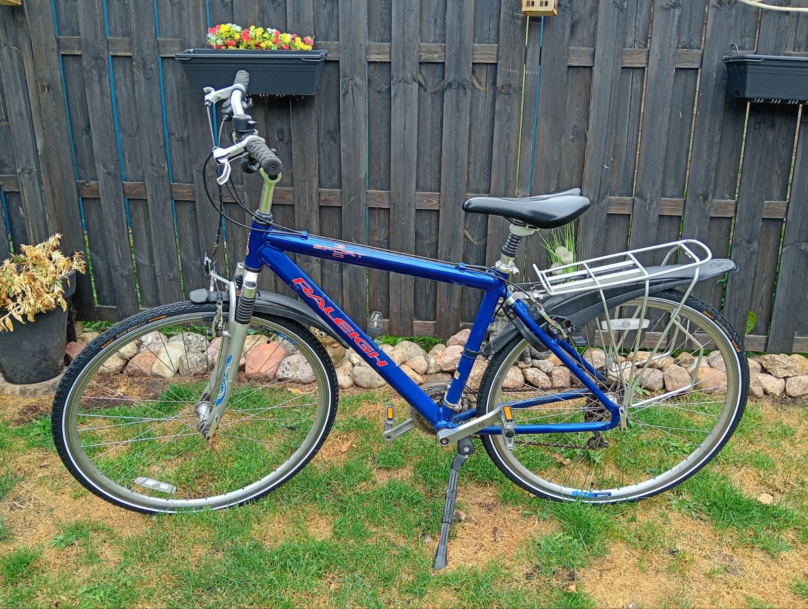 Raleigh heren fiets, Gebruikt, Versnellingen, 49 tot 53 cm, Ophalen