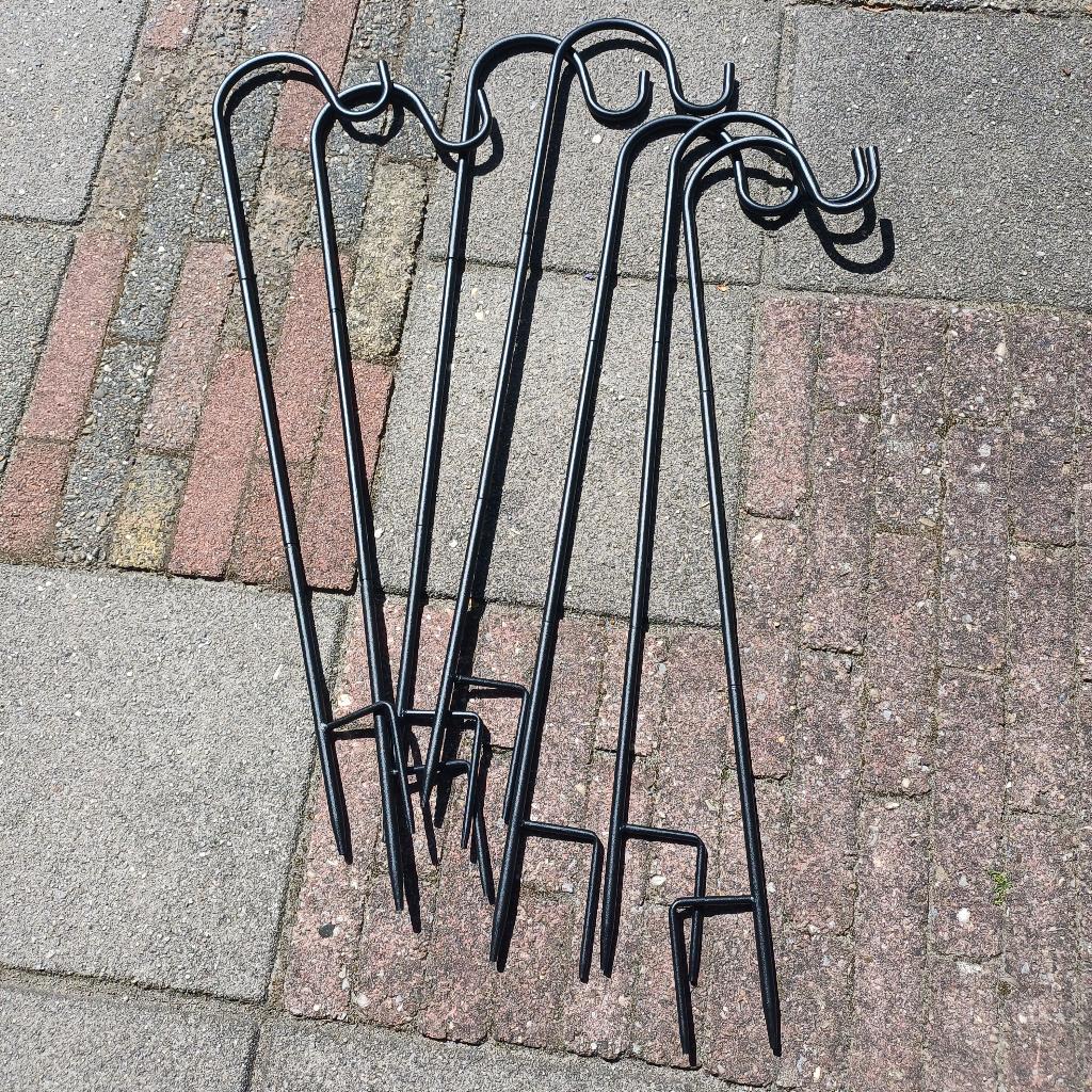 Metalen tuinpennen voor lampen, Ophalen, Nieuw