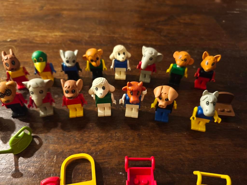 Lego Fabuland Figuren & Accessoires - 25 stuks, jaren '80, Ophalen of Verzenden