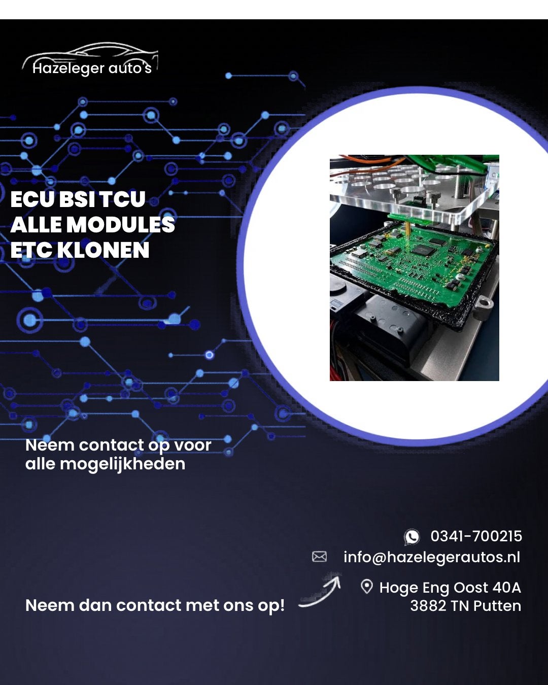 ECU / BSI / TCU / BCM klonen – alle modules, Ophalen of Verzenden