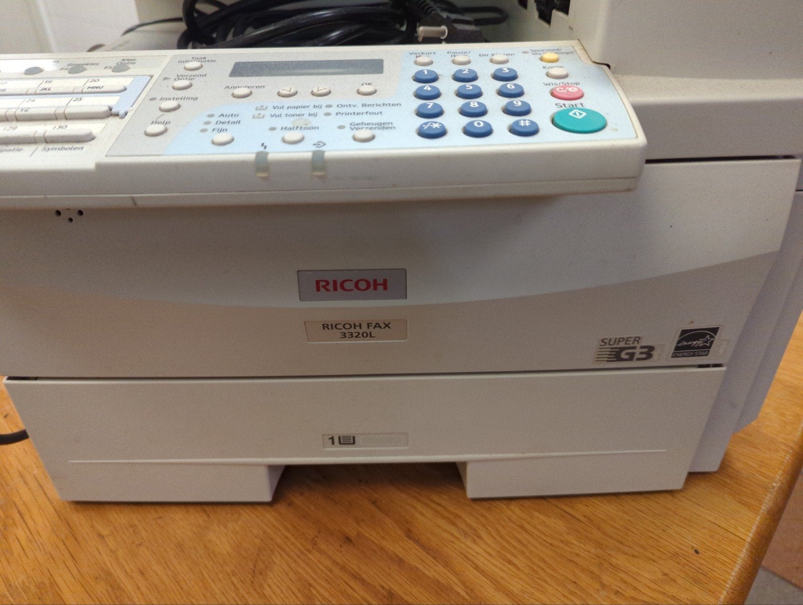Ricoh fax 3320l, Computers en Software, Ophalen of Verzenden, Zo goed als nieuw