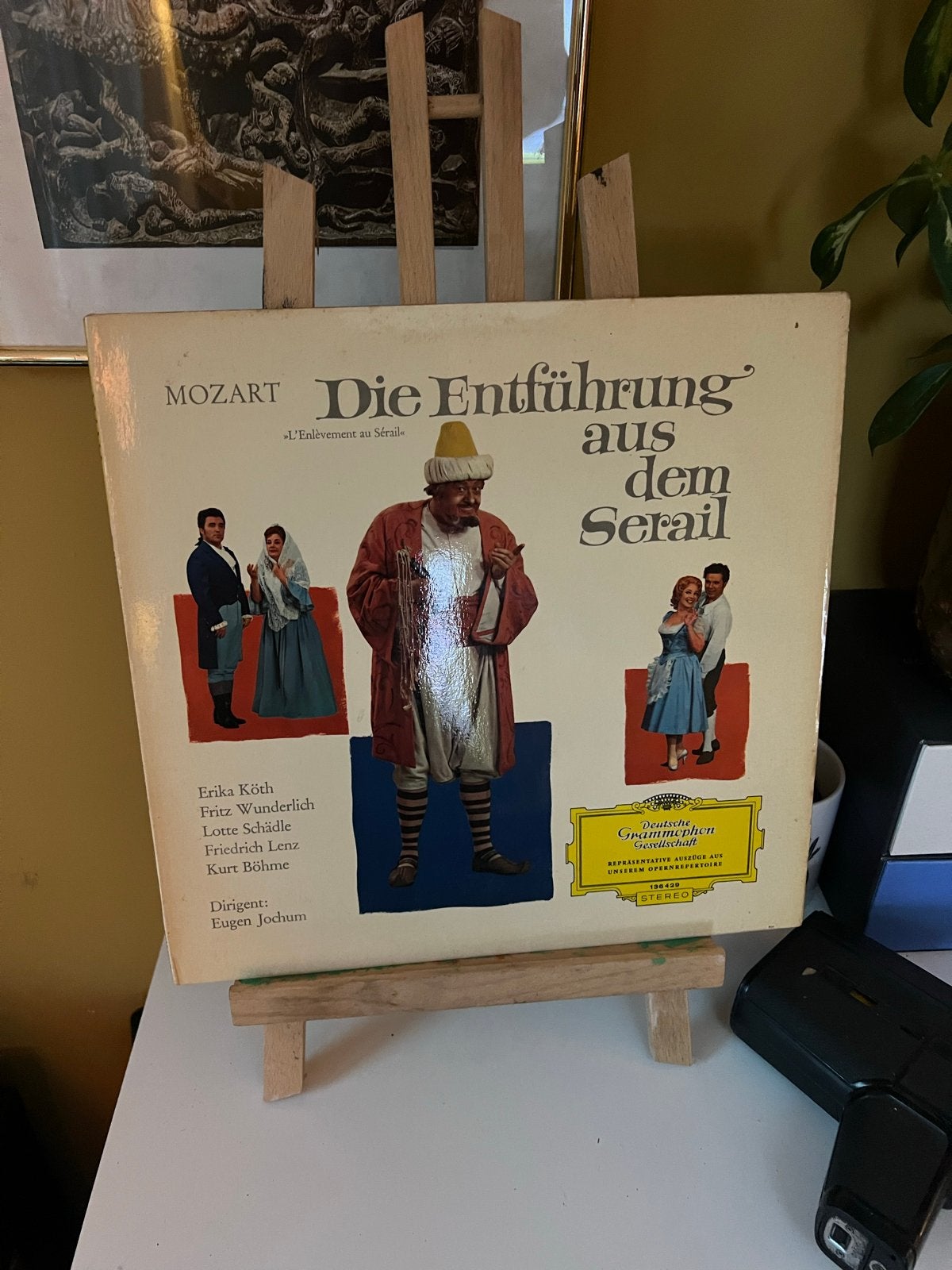 Mozart - Die Entführung aus dem Serail (LP Klassiek), Gebruikt, Mozart, Opera of Operette, Ophalen of Verzenden