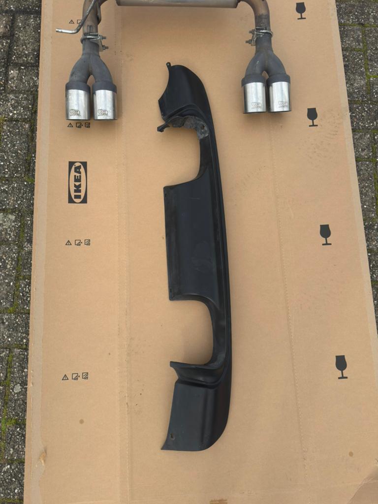 E46 m3 look uitlaat coupe/sedan/touring/cabrio, Auto-onderdelen, Carrosserie en Plaatwerk, Bumper, Voor, Nieuw, Ophalen of Verzenden