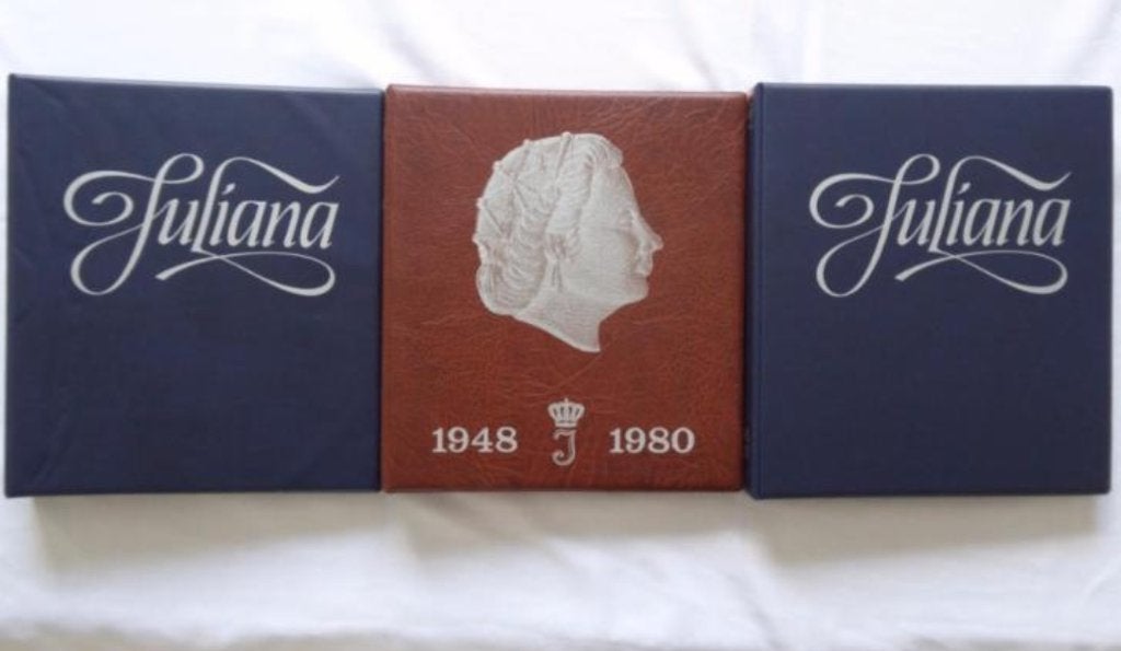 1) Muntenalbum Juliana, Postzegels en Munten, Munten | Nederland, Ophalen of Verzenden, Koningin Juliana