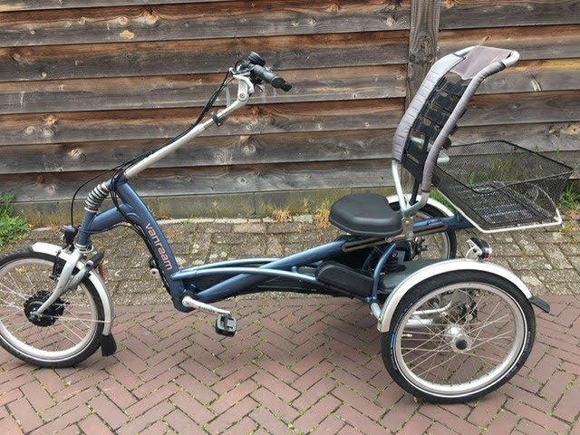 Van raam Easy Rider E- Driewieler 630 WH ACCU (8 mnd oud), Ophalen, Zo goed als nieuw