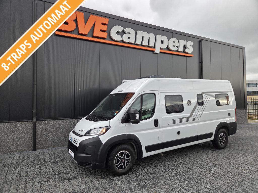 Knaus BoxLife Pro 600 ME Lengtebedden Automaat, Caravans en Kamperen, Campers, Automaat, Buscamper of Camperbus, Fiat, Tot en met 2