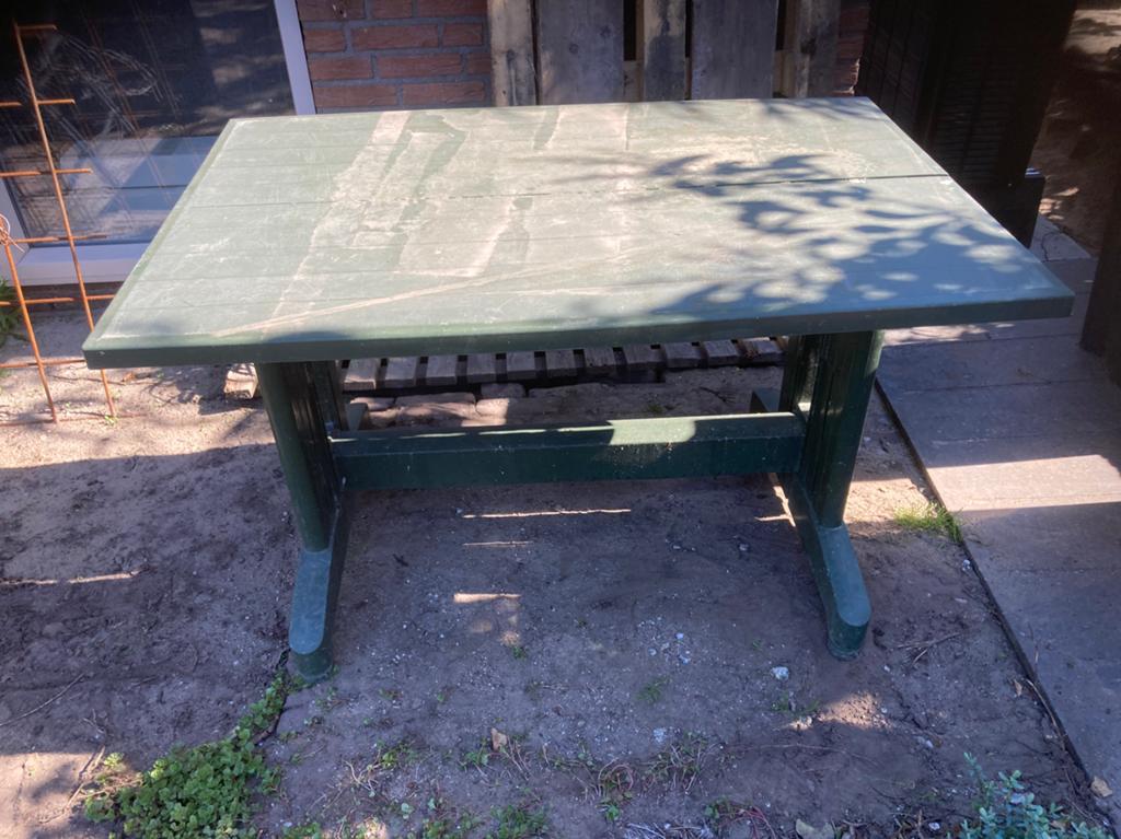 Tuintafel, Ophalen, Zo goed als nieuw, Kunststof