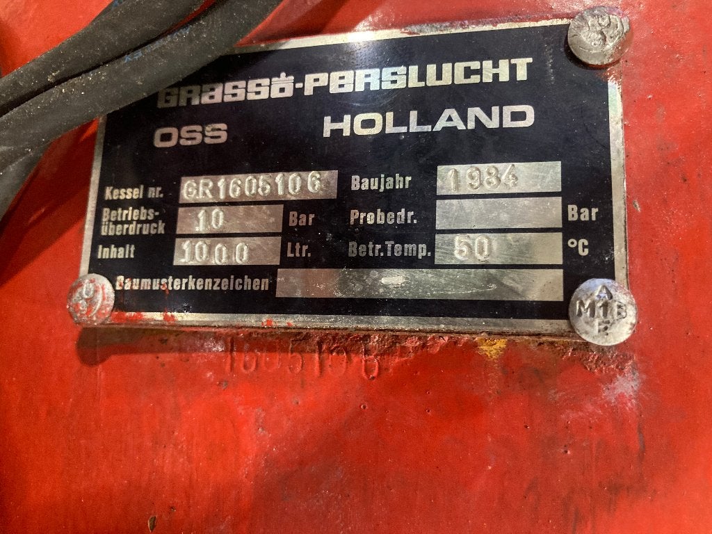 compressorvat, Gebruikt, Ophalen of Verzenden, Minder dan 200 liter/min, 6 tot 10 bar
