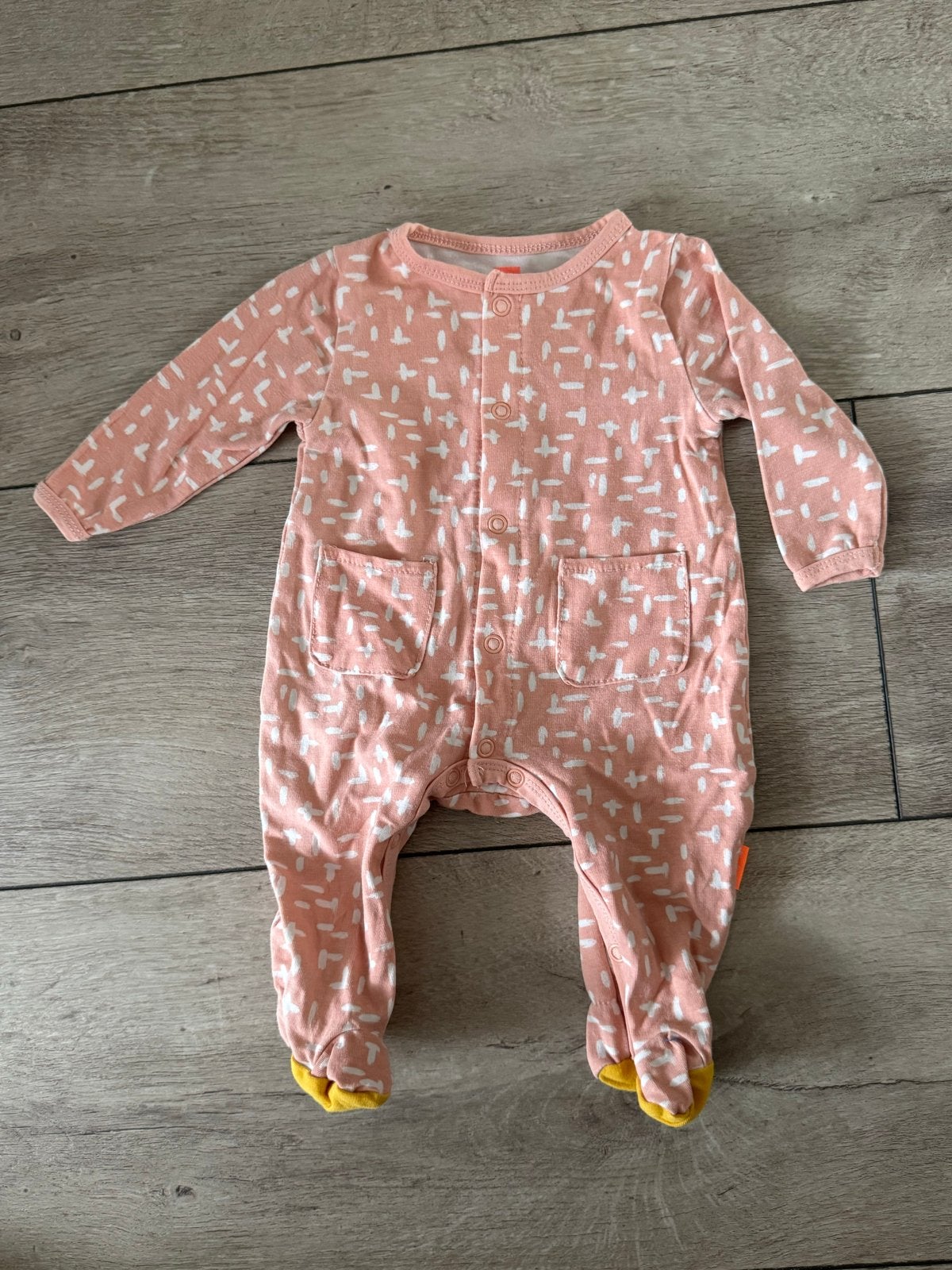 Hema Bamboe Boxpakje Maat 50 Roze met Witte Print, Ophalen of Verzenden, Zo goed als nieuw, Meisje, Pakje