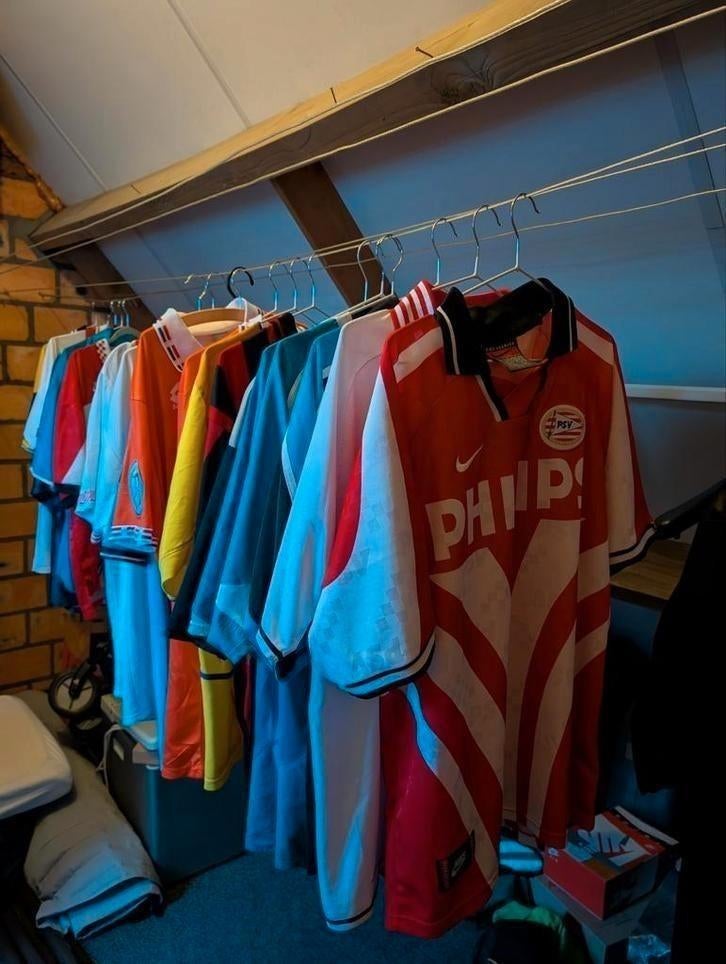 Vintage voetbalshirts jaren 90 - M t/m XXL, Ophalen of Verzenden, Zo goed als nieuw, Ajax, Shirt