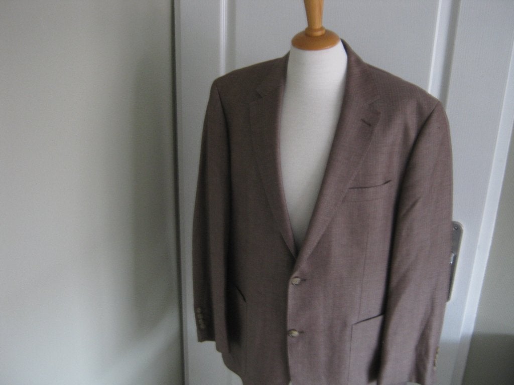 Mooi colbert maat 27 ( korte maat 54 ) van Barutti ., Ophalen of Verzenden, Zo goed als nieuw, Maat 52/54 (L), Beige