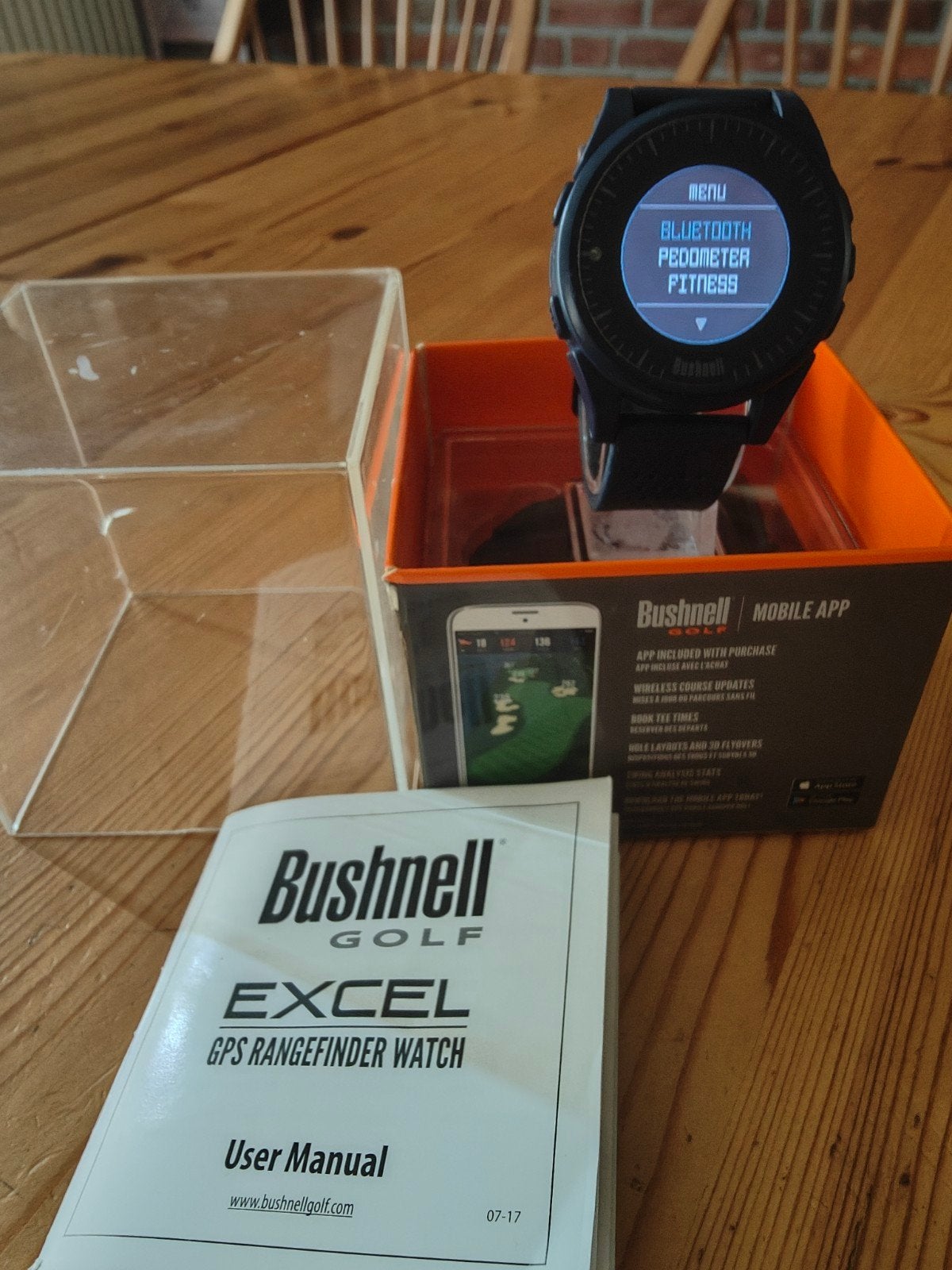 Bushnell Golf EXCEL GPS Rangefinder Horloge, Sieraden, Tassen en Uiterlijk, Sporthorloges, Bushnell, Zwart, Zo goed als nieuw