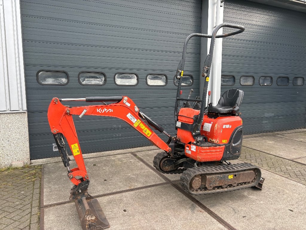 Kubota U10-3 U10 Minigraver 2020 Vier bakken 800 uur kraan, Ophalen, Graafmachine