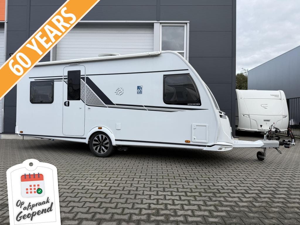 Knaus Sudwind 60 Years 500 FU mover - voortent, Caravans en Kamperen, Rondzit, Bedrijf, Overige typen, 5 tot 6 meter