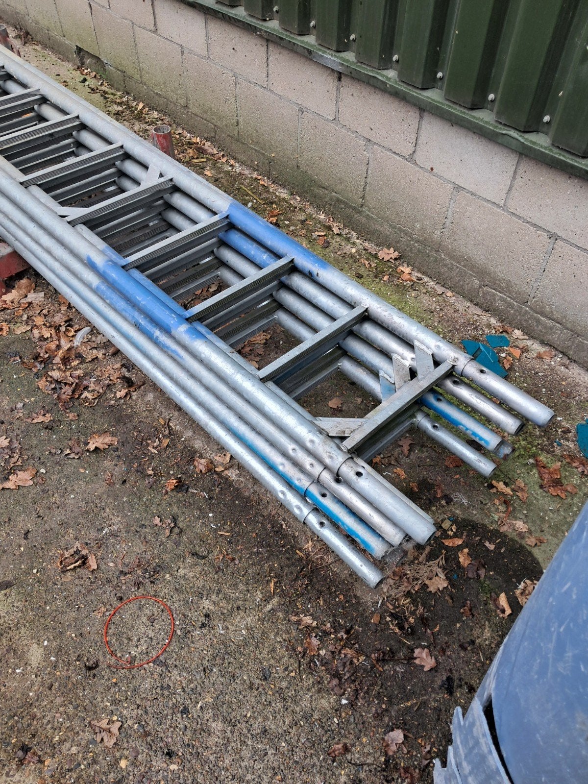 Layher steiger trap, Doe-het-zelf en Verbouw, Ladders en Trappen, Ophalen, Zo goed als nieuw, 2 tot 4 meter