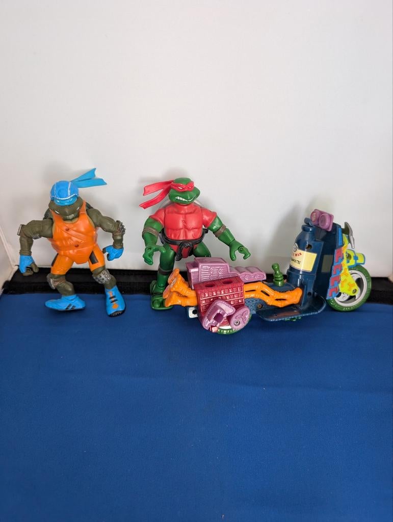 Vintage Teenage Mutant Ninja Turtles Figuren & Voertuig, Kinderen en Baby's, Speelgoed | Actiefiguren, Ophalen of Verzenden