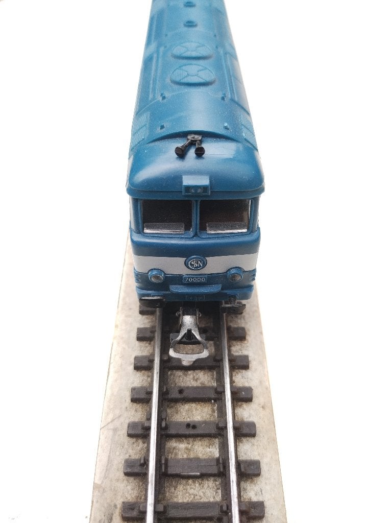 Franse mehano locomotief, Overige merken, Gebruikt, Ophalen of Verzenden, Analoog