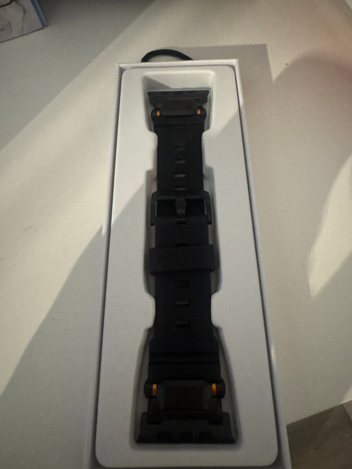 Apple watch band 46 t/m ultra, Ophalen of Verzenden, Nieuw, Zwart, IOS