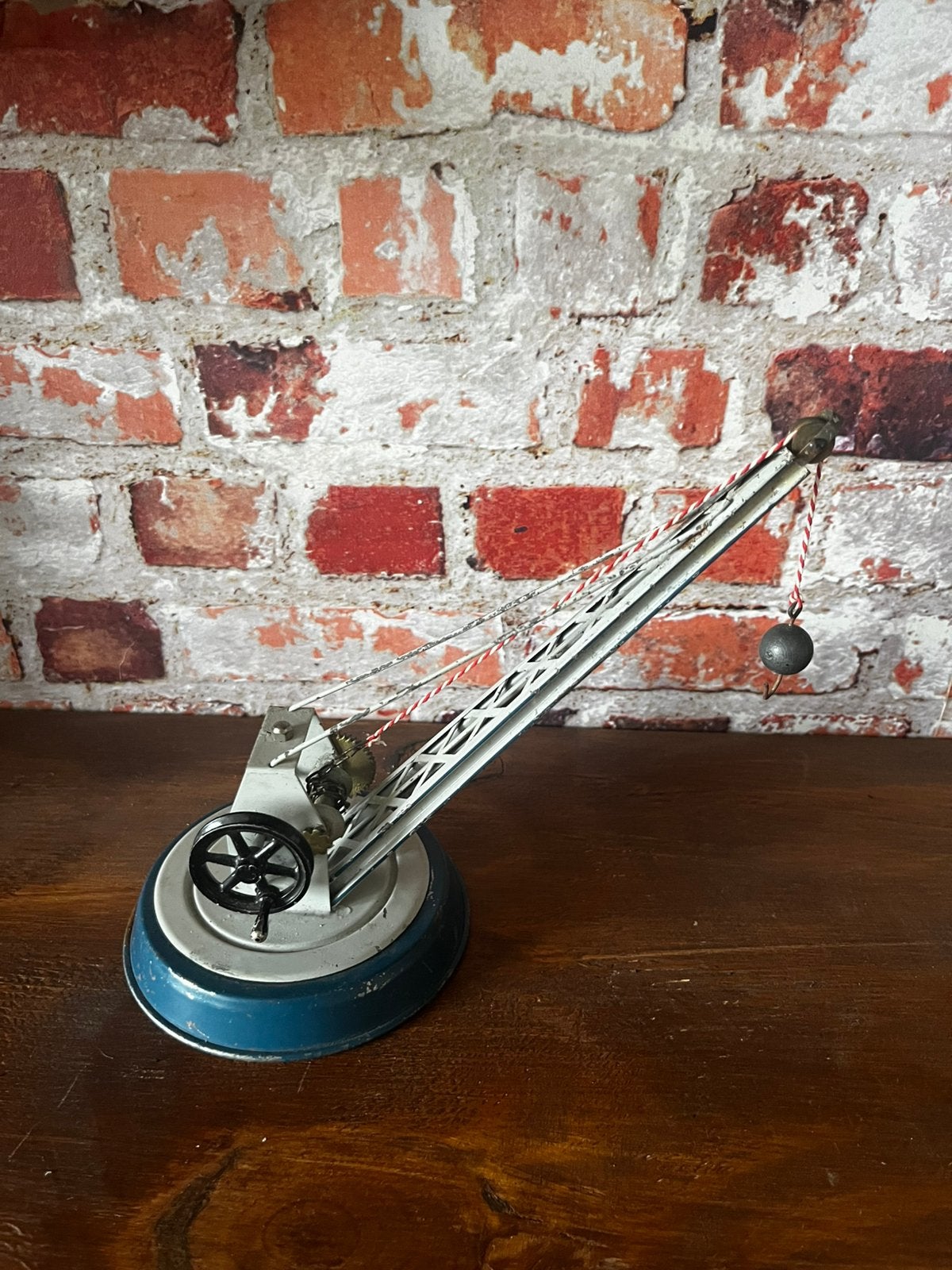 Vintage metalen  Kraan  de top is 20 cm hoog, Ophalen of Verzenden, Gebruikt, Groter dan 1:32