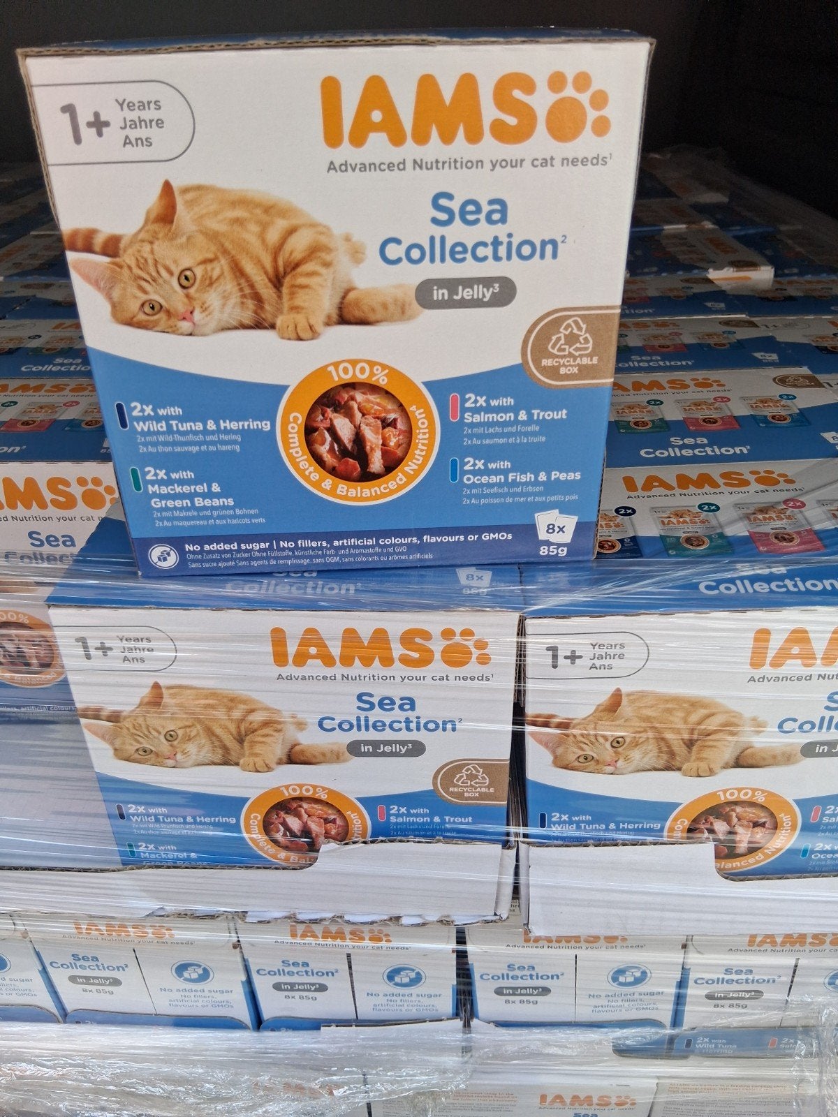 Iams verszakjes partij 2027, Ophalen