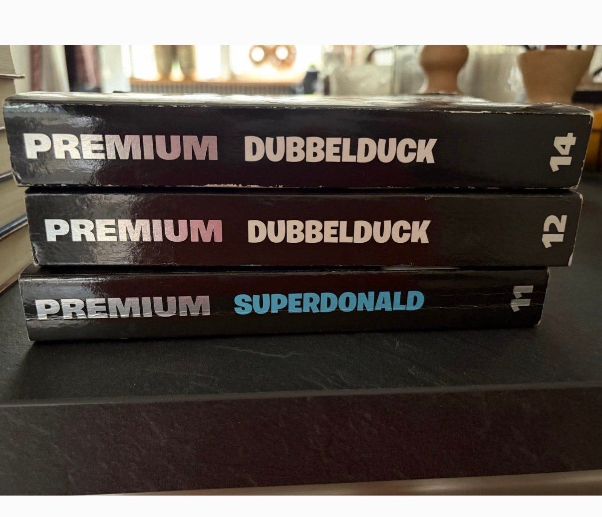 Premium Dubbelduck & Superdonald - Nrs. 11, 12, 14, Boeken, Meerdere stripboeken, Ophalen of Verzenden, Gelezen