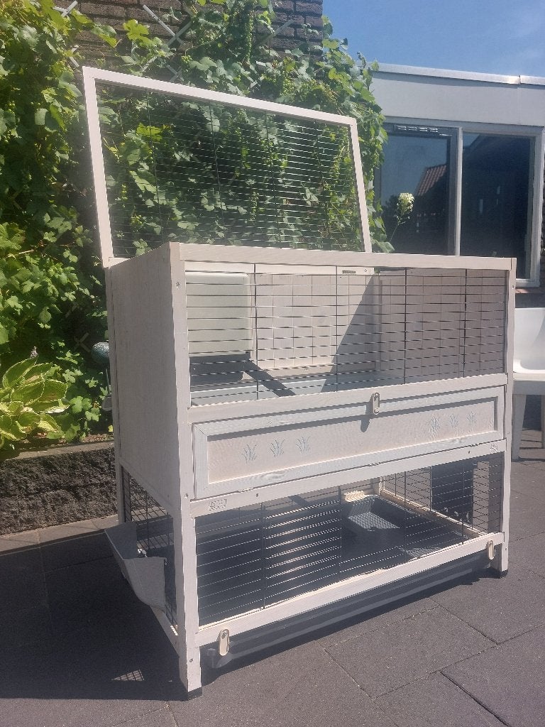 Konijnenhok Ferplast, Dieren en Toebehoren, Knaagdieren en Konijnen | Hokken en Kooien, Ophalen, 110 cm of meer, Zo goed als nieuw