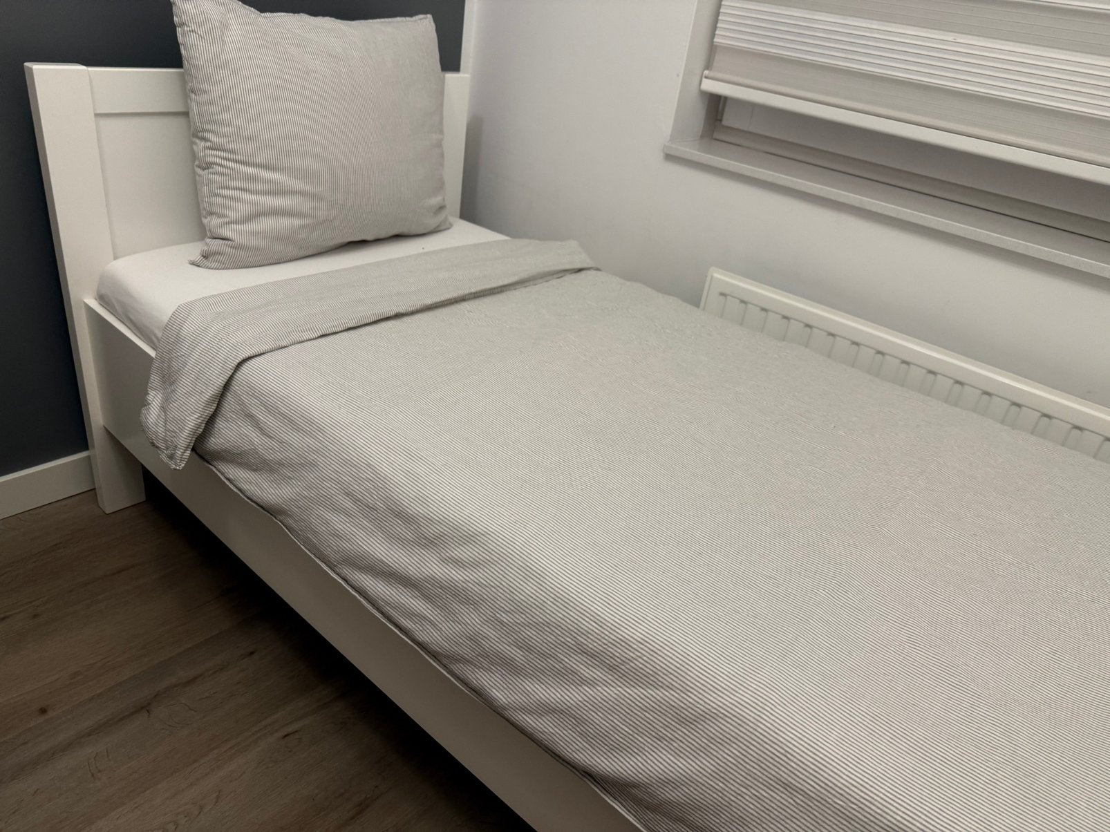 Bed te koop icl matras 90x200, Ophalen, 90 cm, Eenpersoons, Wit