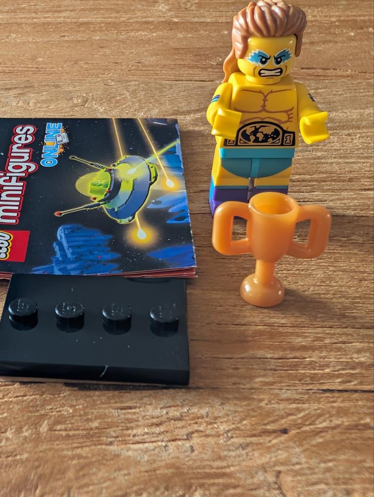 Lego Minifigures serie 15/ Worstelkampioen, Lego, Ophalen of Verzenden, Zo goed als nieuw, Minifiguren serie