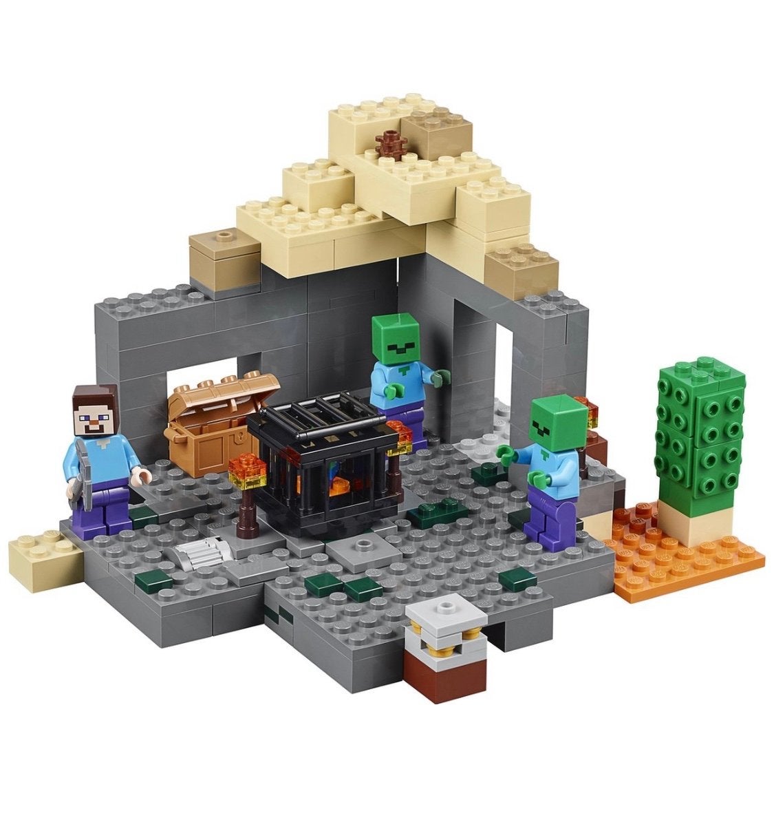 LEGO Minecraft De Woestijnbuitenpost (21121), Ophalen of Verzenden, Gebruikt