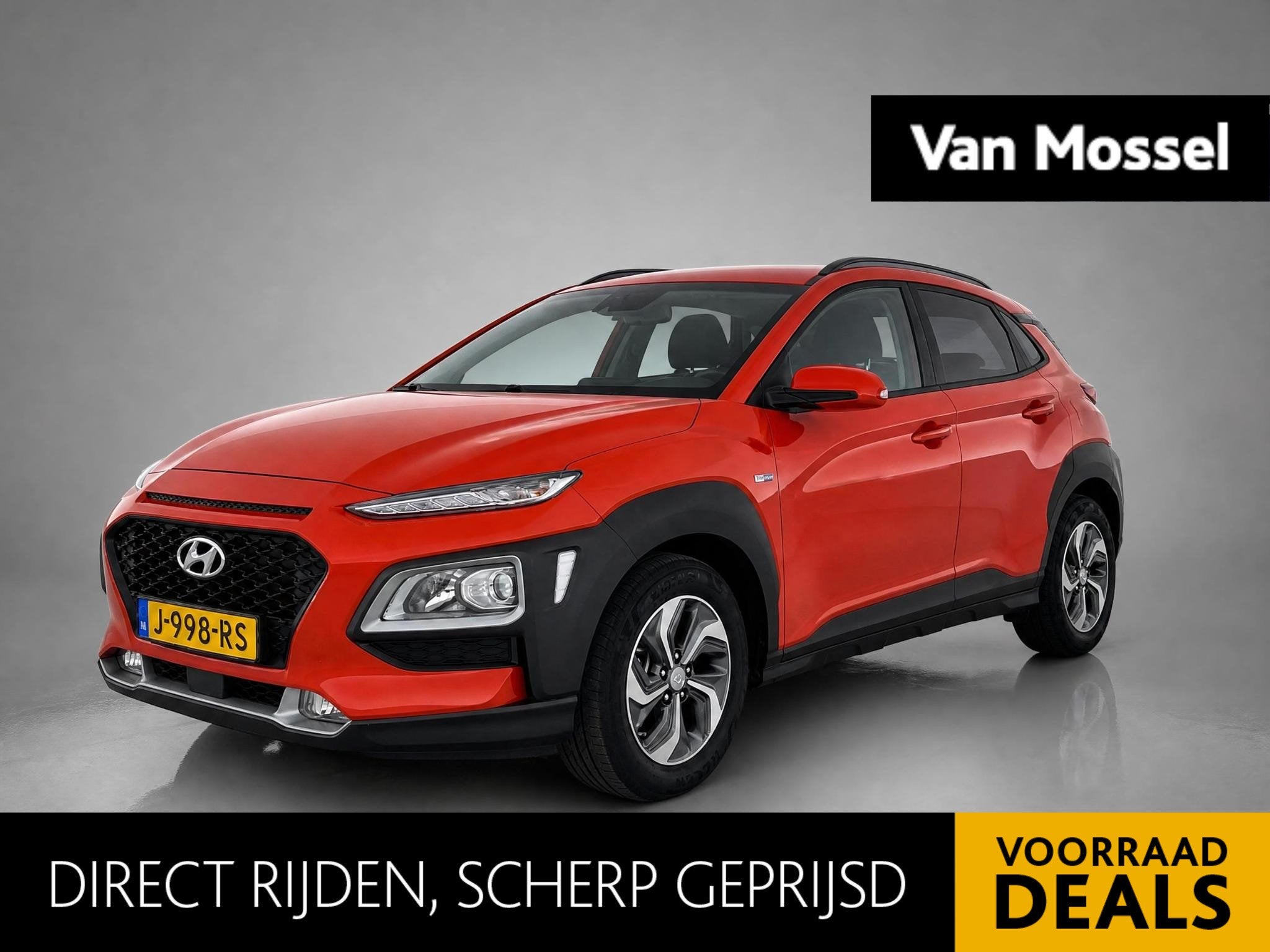 Hyundai Kona 1.6 GDI HEV Comfort | 1Ste Eigenaar | Trekhaak, Auto's, Hyundai, 12 maanden, Stof, Gebruikt, Euro 6
