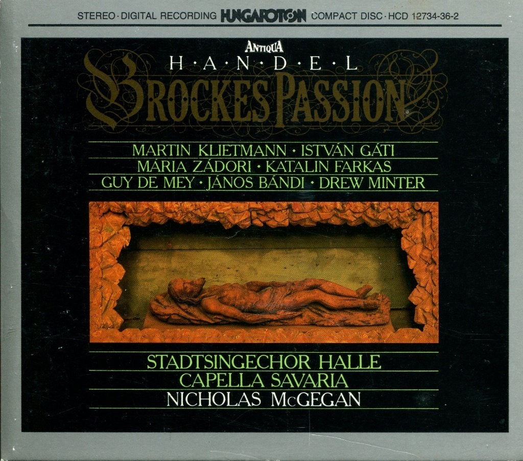 Georg F. Handel Brockes Passion / Nicholas McGegan ( 3 cd ), Overige typen, Ophalen of Verzenden, Zo goed als nieuw, Classicisme