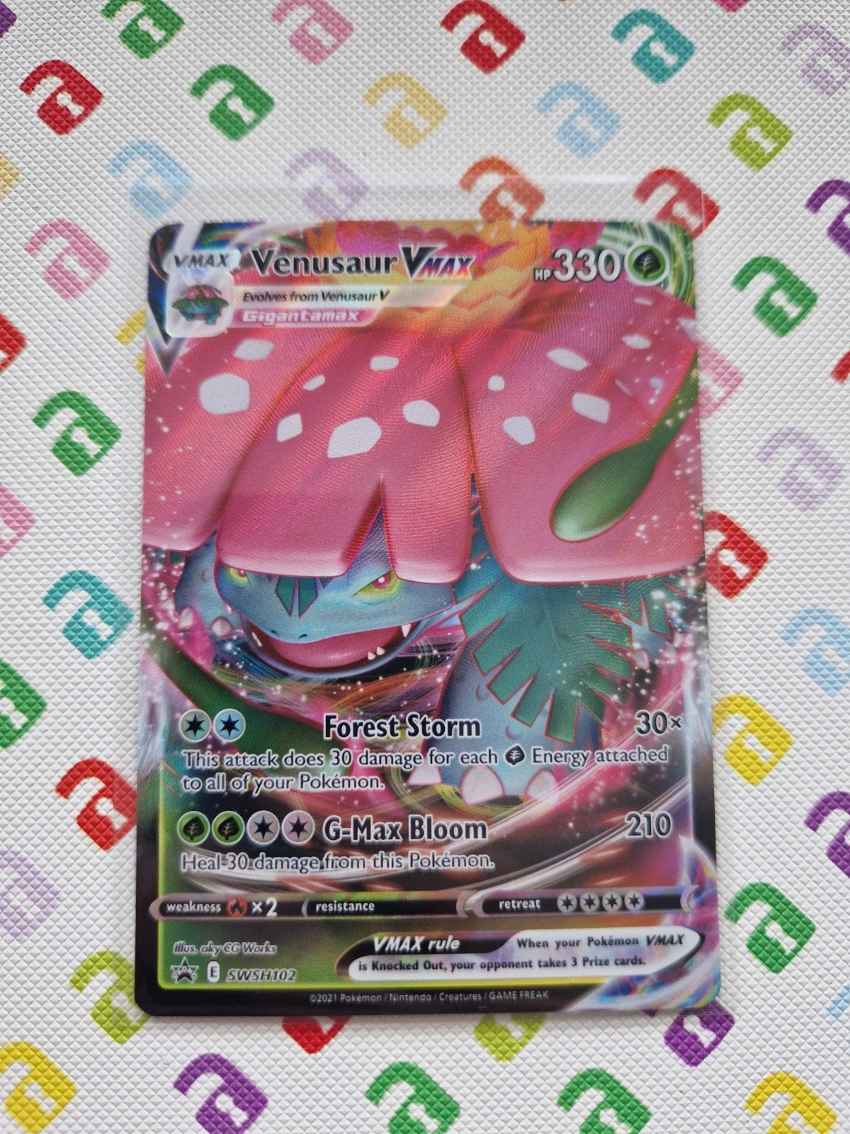 Venusaur VMAX Pokémon Kaart SWSH102 - Zo goed als nieuw, Hobby en Vrije tijd, Verzamelkaartspellen | Pokémon, Ophalen of Verzenden