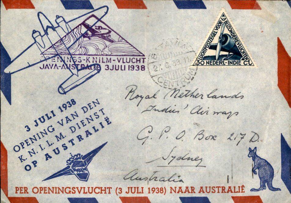 Nederlands Indië - KNIL - Stempel - FFC - 1938, Verzenden, Envelop