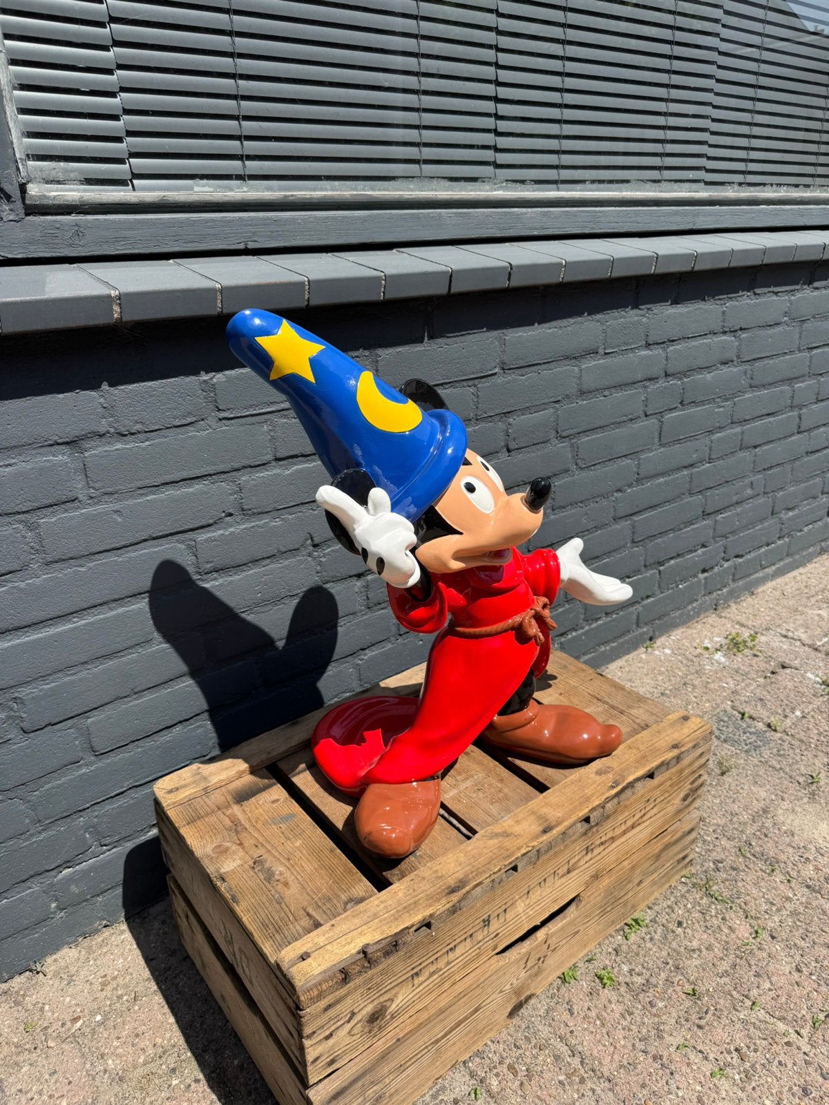 Groot Beeld Mickey Mouse Tovenaarsleerling Disney Fantasia, Ophalen, Beeldje of Figuurtje, ., Zo goed als nieuw