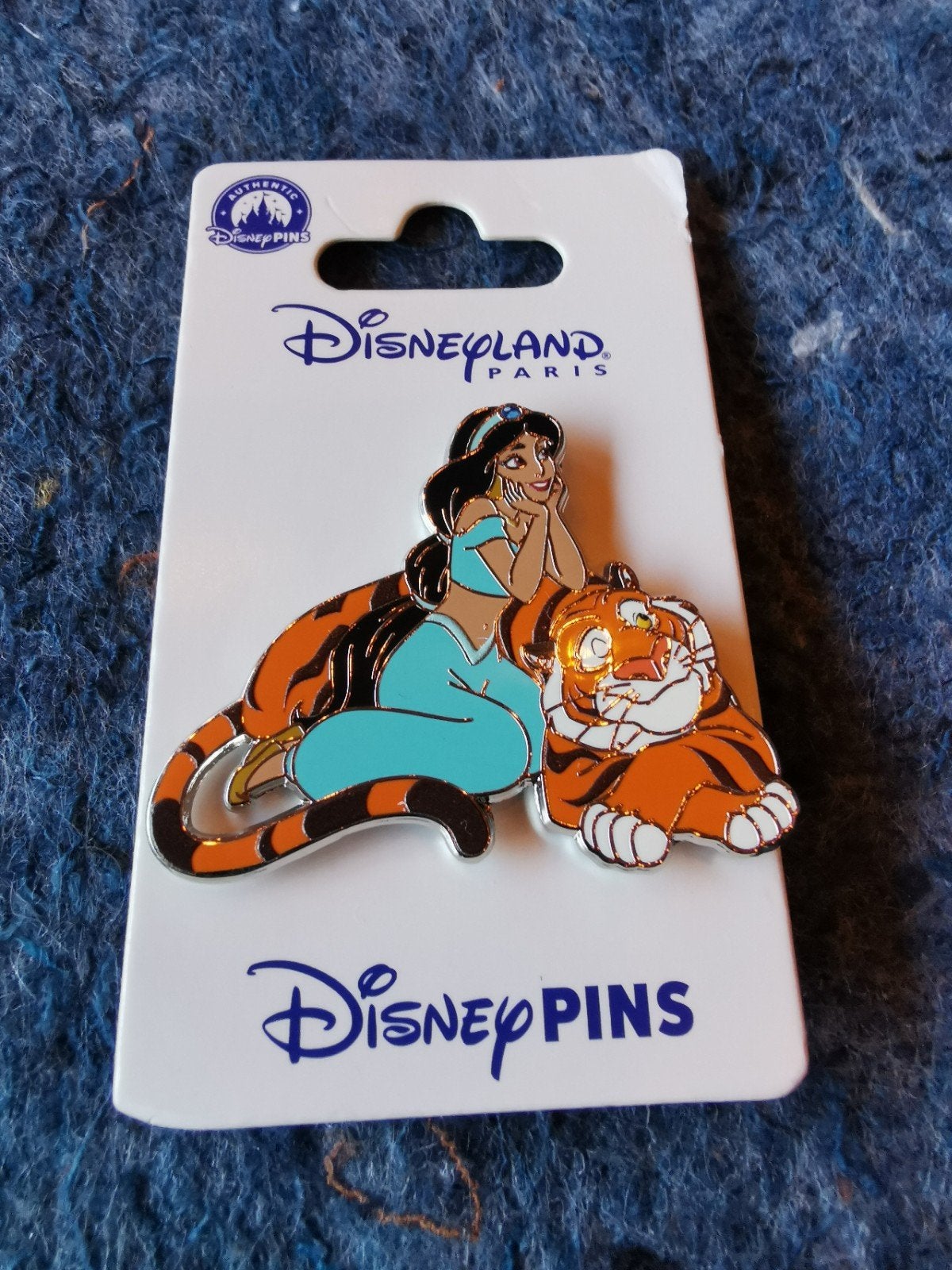 Disneyland Paris pin Prinses Jasmine & Rajah, Ophalen of Verzenden, Overige figuren, Nieuw